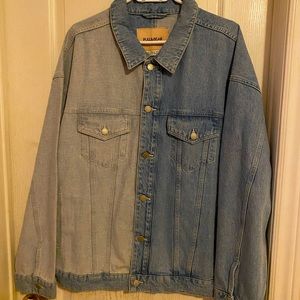 Two-tone Denim Jacket. Size XL